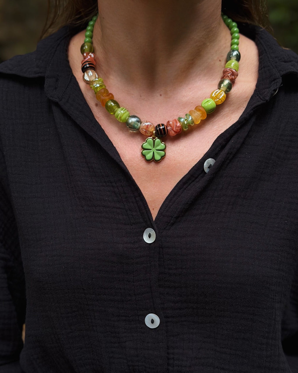 HANDMADE NECKLACE - BELIEF IN LUCK